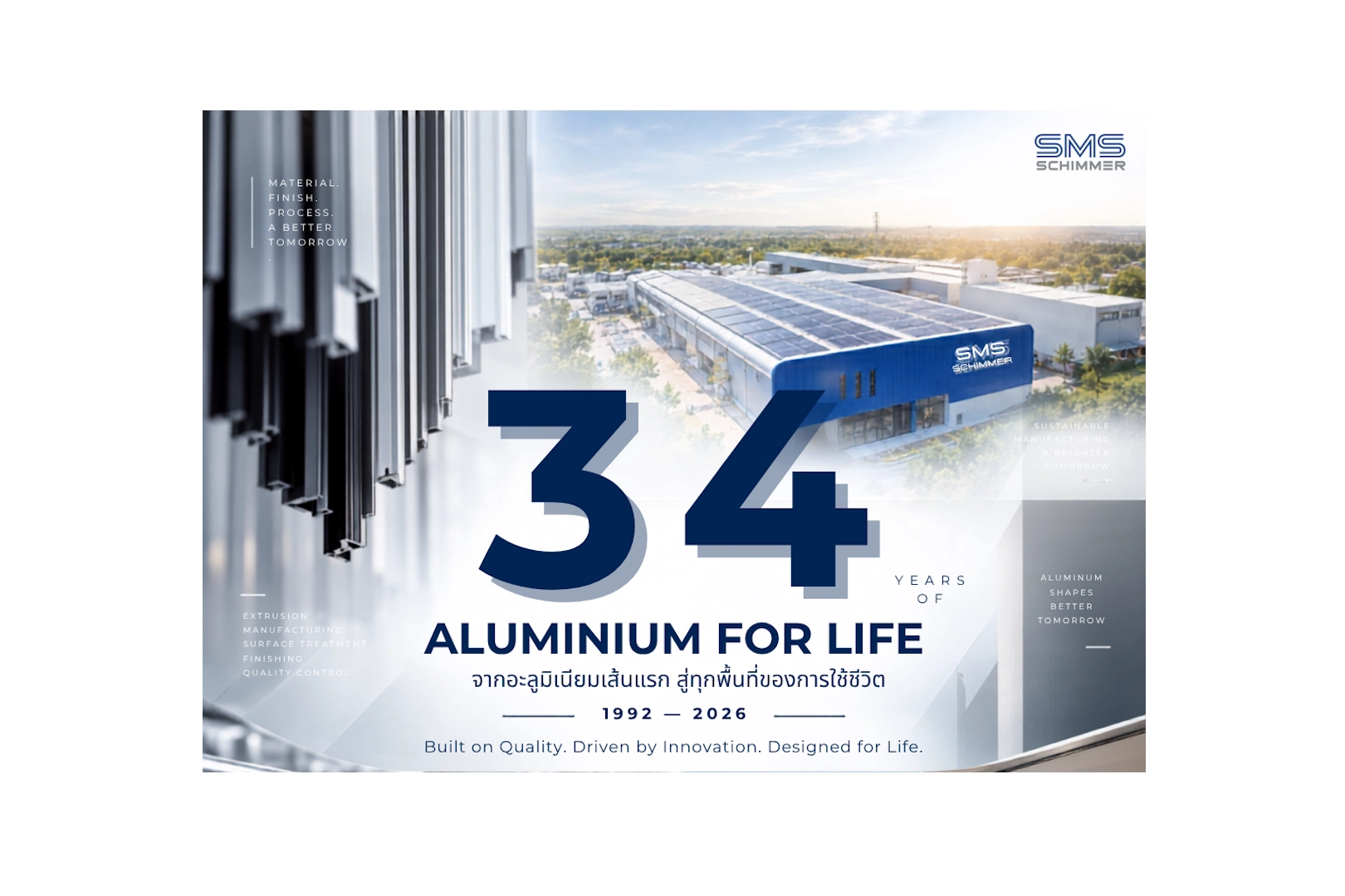 34 ปี SMS Schimmer จาก Aluminium Extrusion สู่ Aluminium for Life
