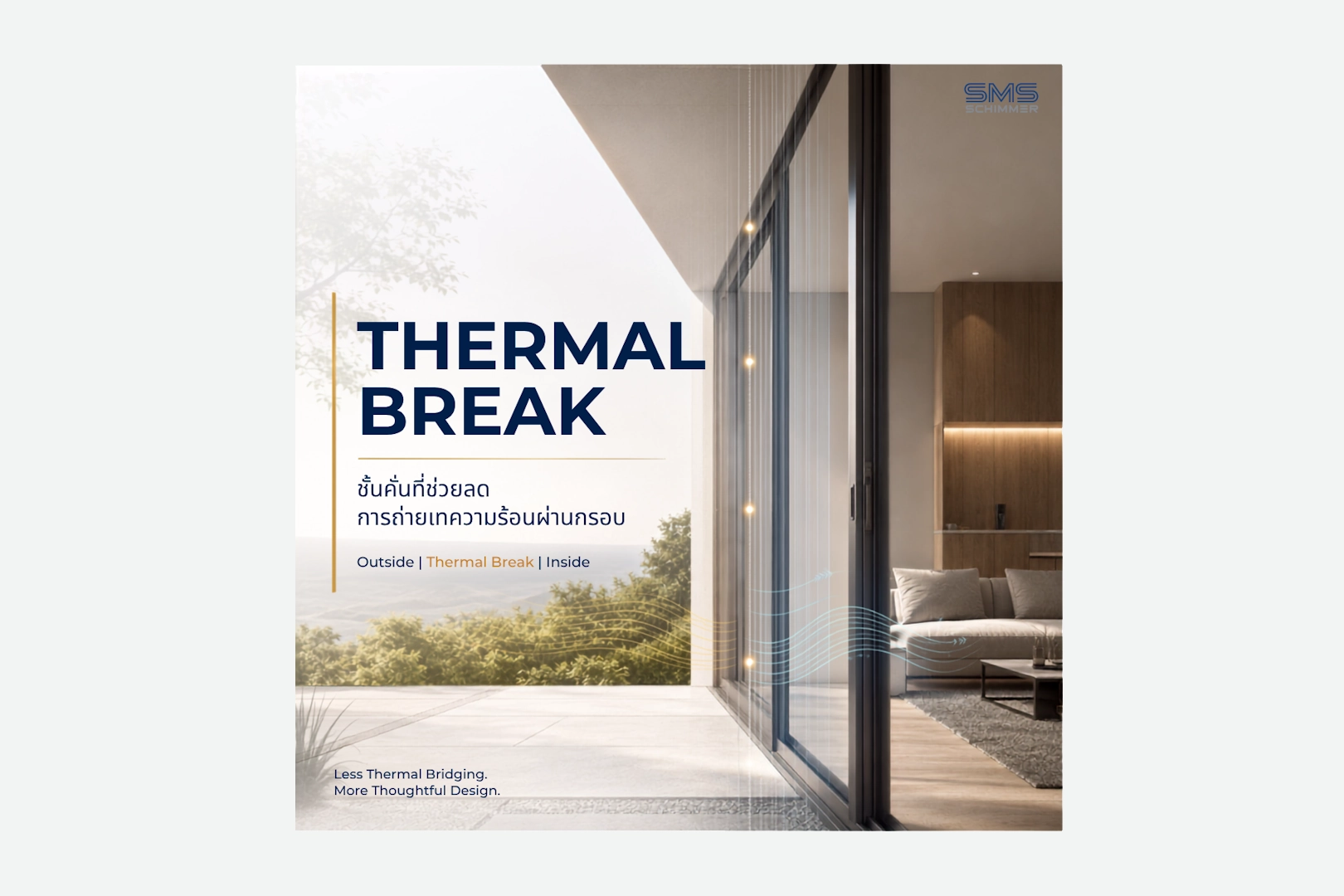 Thermal Break คืออะไร? บ้านในประเทศไทยจำเป็นต้องใช้หรือไม่?